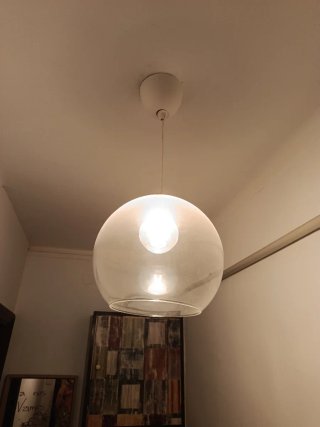 Lámpara de techo colgante de cristal