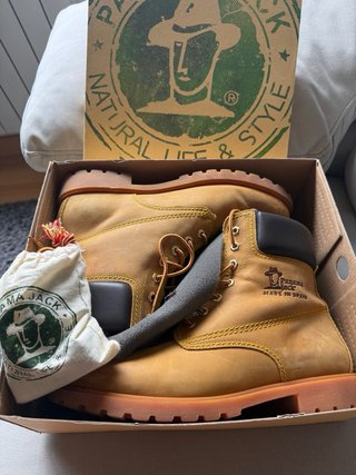 Botas Panama Jack Talla 45 Marrones/Amarillas