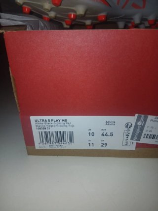 Botas Fútbol Puma Ultra 5 Talla 44.5