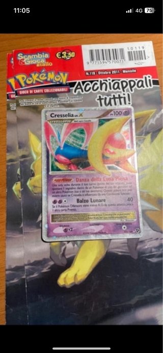 Cresselia LV.X Pokémon Carta