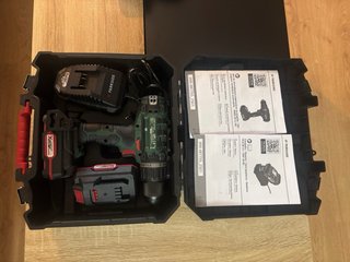 Taladro Atornillador Parkside 20V Set Completo