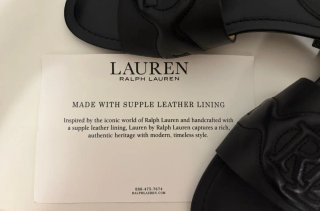 Ciabattine Lauren Ralph Lauren Nere