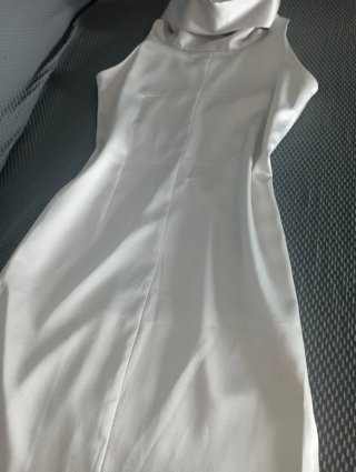 Vestito Desigual argento chiaro satinato