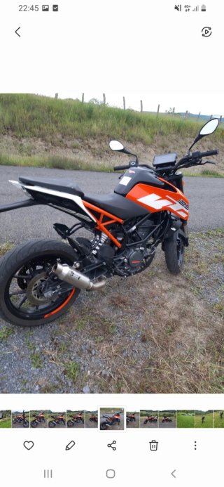 KTM Duke 125 2019 Naranja/Negra