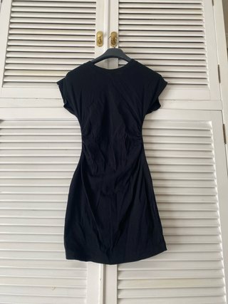 Vestido corto Zara Talla S Negro