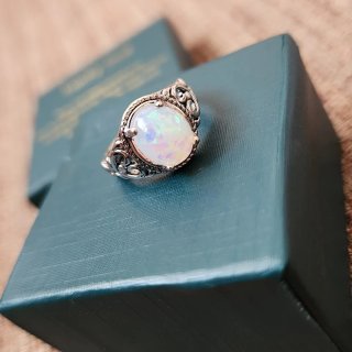 Anillo Plata 925 Opalina Multicolor