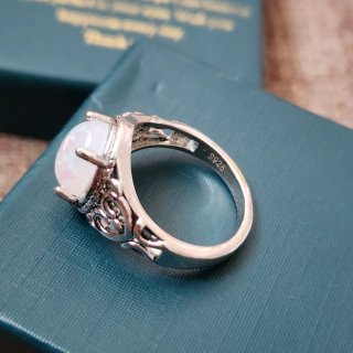 Anillo Plata 925 Opalina Multicolor
