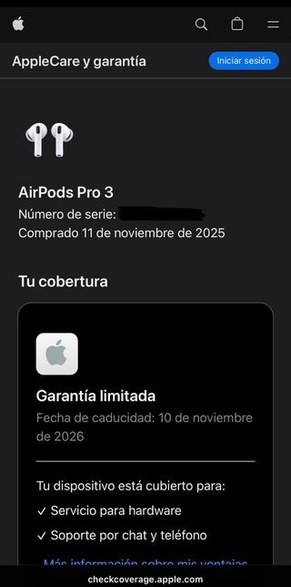 AirPods Pro 3 Abiertos pero Sin Usar