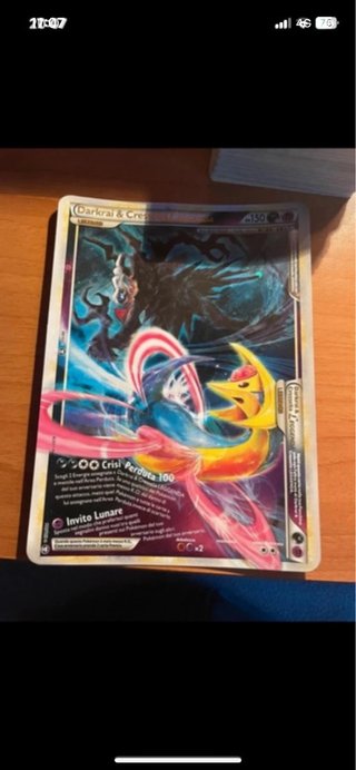 Darkrai & Cresselia Liv X Jumbo Pokemon Card