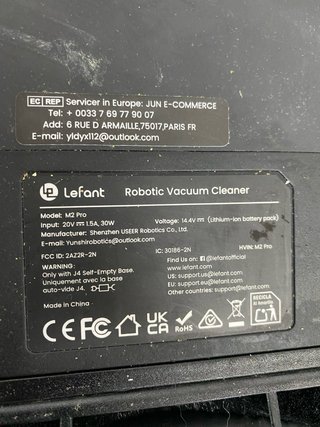 Robot Aspirador LEFANT M2 PRO