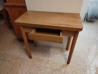 Mesita auxiliar de cocina madera