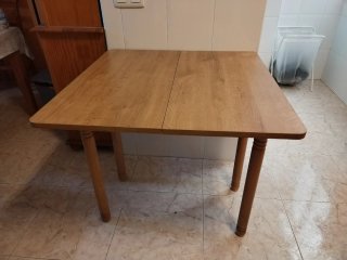 Mesita auxiliar de cocina madera