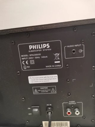 Barra Sonido Philips con Subwoofer