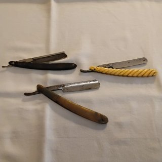 3 Antichi Rasoio da Barba