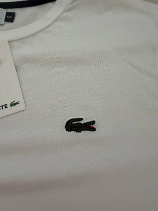Camiseta Lacoste Blanca Unisex