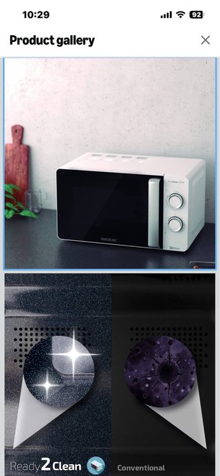 Microondas Cecotec Proclean 3010 20L