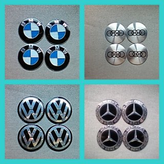 Pegatina 56mm tapabuje Audi Volkswagen Mercedes