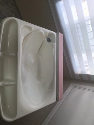 Bañera cambiador bebé con estampado