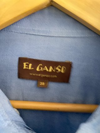 Camisa El Ganso. Talla 39 Azul claro