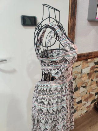 Vestido corto Inside Talla S Estampado Étnico