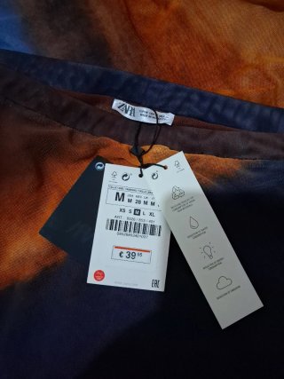 Falda larga Zara Talla M