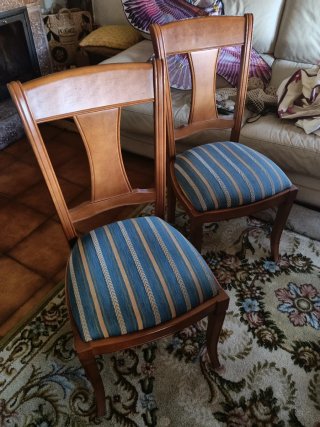 Mesa comedor y 6 sillas madera
