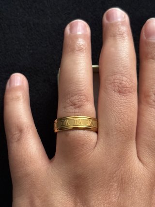 Conjunto 2 Anillos Matrimonio Chapado Oro