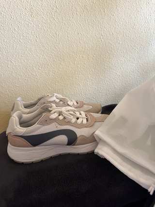 Deportivas Bimba y Lola Beige/Rosa