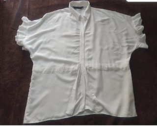 Blusa Zara Blanca Talla XS