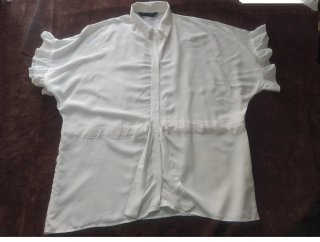 Blusa Zara Blanca Talla XS