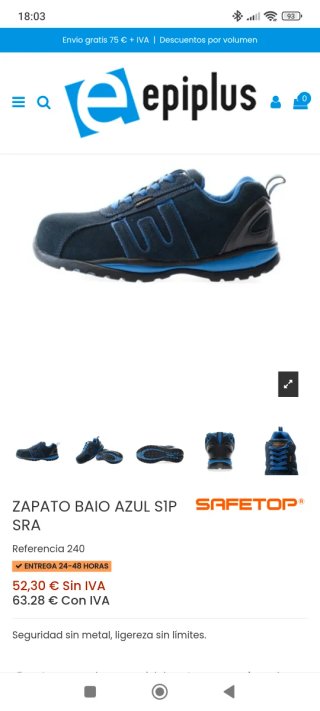 Botas de seguridad Talla 43