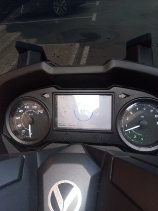 Moto Scooter Negra y Gris Electrica