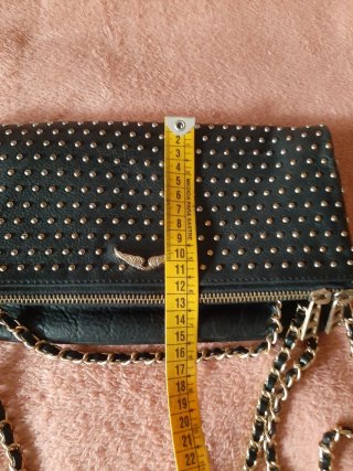 Bolso Zadig & Voltaire negro tachuelas