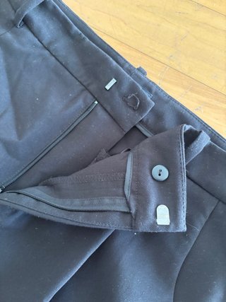 Pantalón Zara Talle Alto Negro