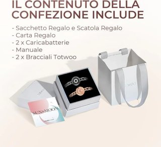 Braccialetti di coppia a distanza bluetooth