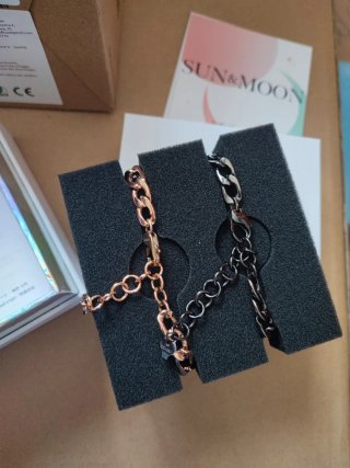 Braccialetti di coppia a distanza bluetooth