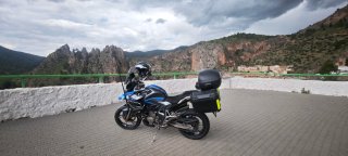 ZONTES trail t 310 Moto gris y Azul