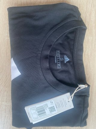 Camiseta Adidas Negra Logo Grande