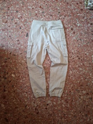 Pantaloni Cargo Beige Uomo