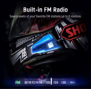 Intercomunicador Moto LEXIN B4FM Bluetooth
