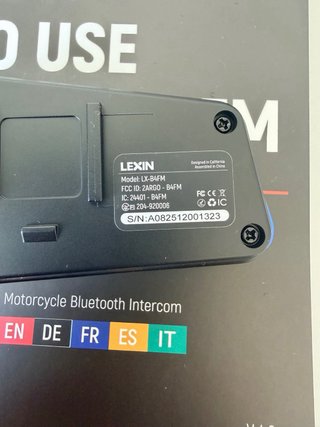 Intercomunicador Moto LEXIN B4FM Bluetooth