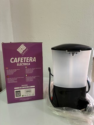 Cafetera Eléctrica 6 Tazas Vidrio 600ml