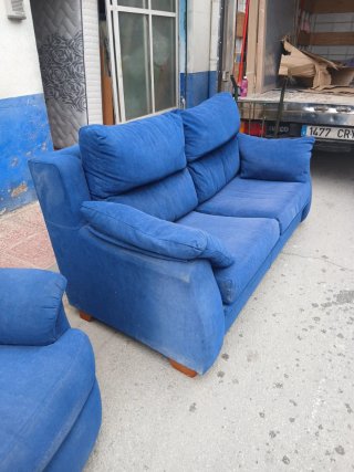 Sofá Cama Azul