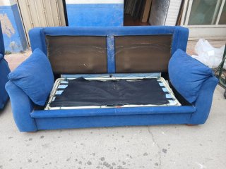 Sofá Cama Azul