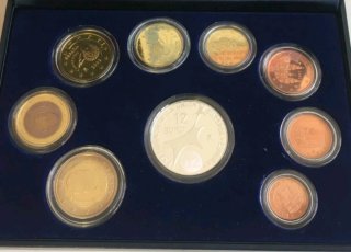 Euroset monedas España 2002 Proff. 12 euros plata