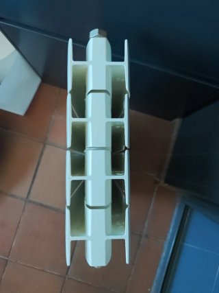 2 Radiadores de aluminio de 4 elementos de 50 cms