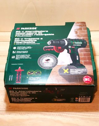 Taladro Percutor Parkside 20V + Batería + Cargador