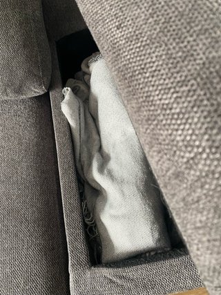 Sofá chaise longue gris 2,60m