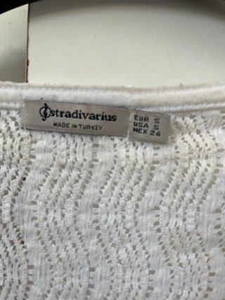Blusa Stradivarius blanca