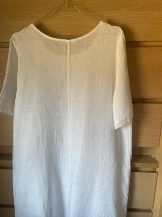 Vestido Puro Lino Blanco